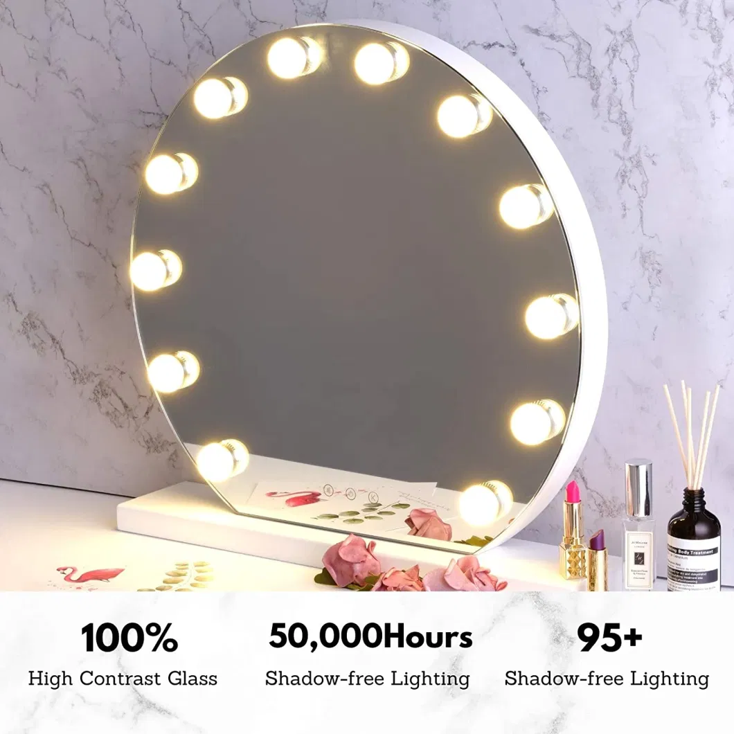 Factory New Design Hollywood Mirror with LED Bulbs